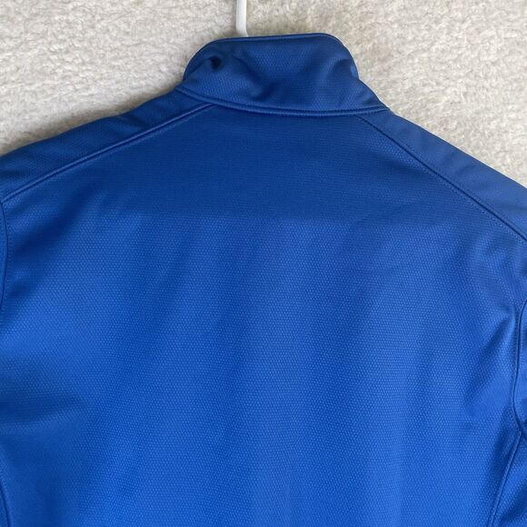 NEW Eddie Bauer Jacket Mens Medium Blue Stoughton Weather Resist Softshell - Picture 14 of 16